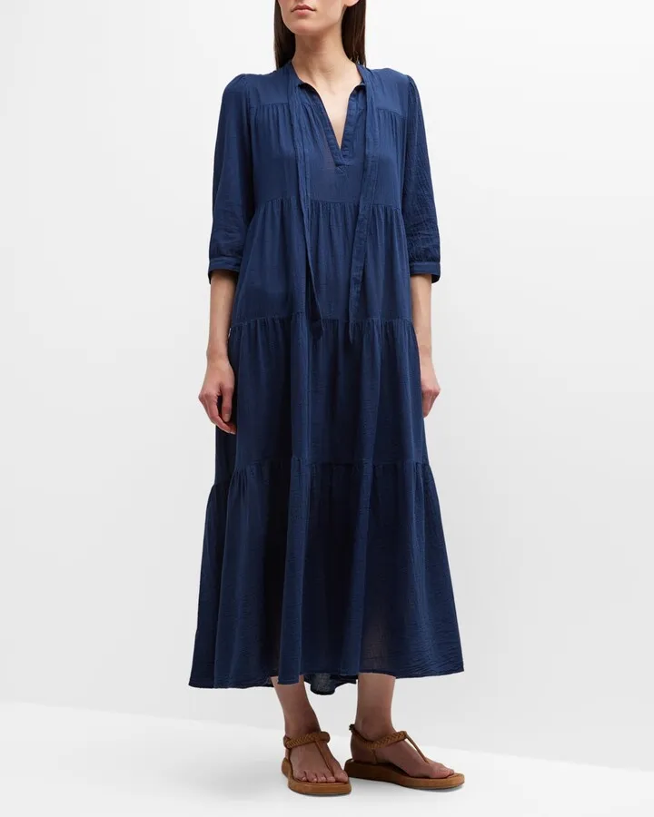 Giselle Tiered Gauze Maxi Dress