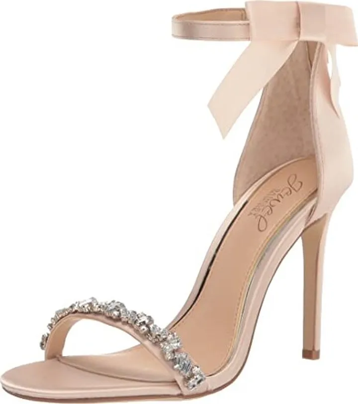 Jewel Badgley Mischka Daley Bow Embellished Stiletto