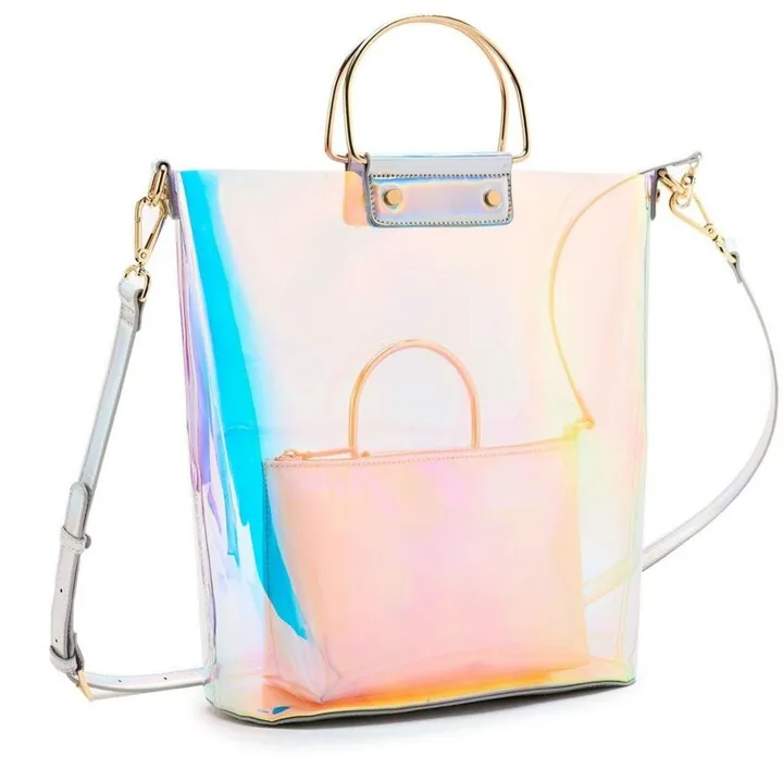 Like Dreams Hologram Ring Handle Tote Bag