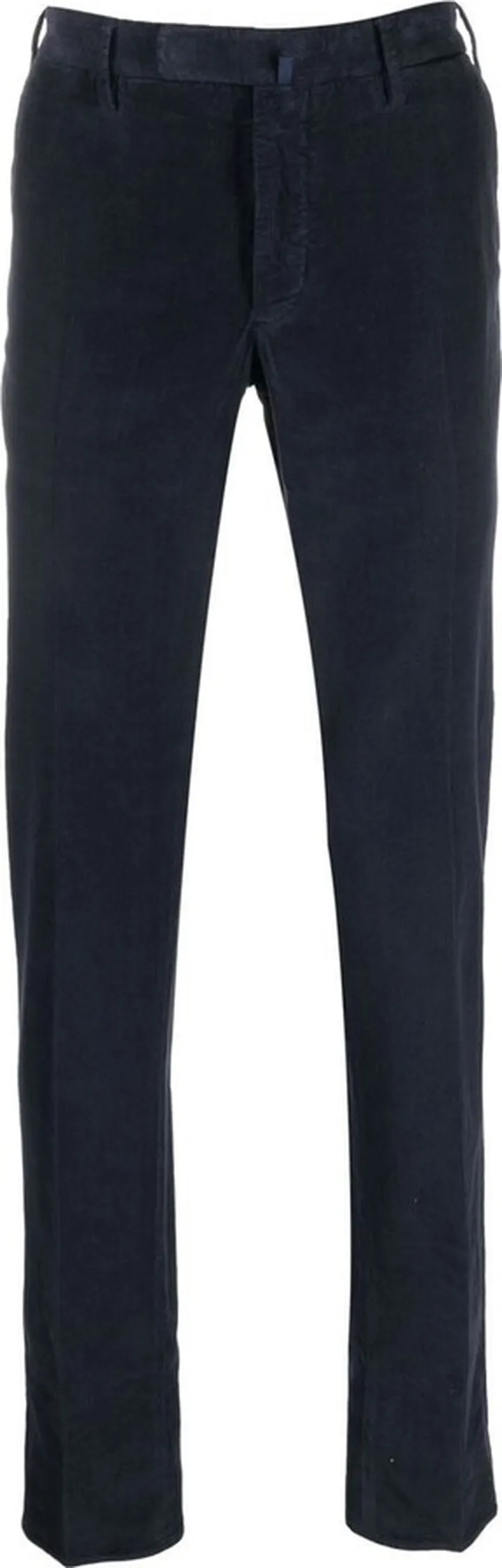 Tapered-Leg Cotton Trousers