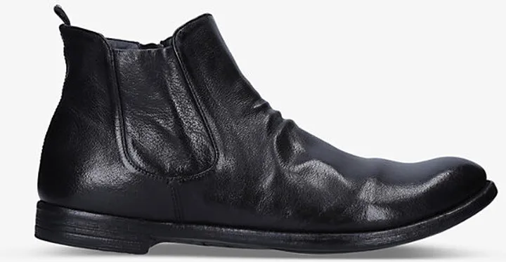 Mens Black Arc 514 Leather Chelsea Boots