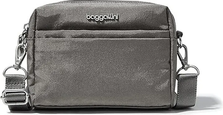 Baggallini 2-in-1 Convertible Belt Bag (Sterling Shimmer) Bags