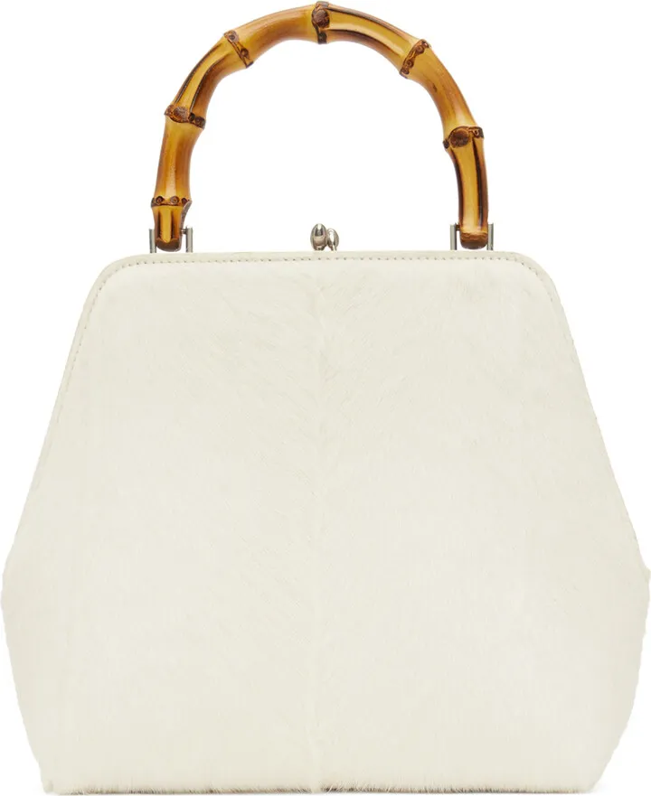 Jil Sander White Small Goji Bag