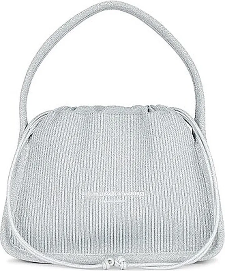 Alexander Wang Ryan Small Bag in Metallic Silver
