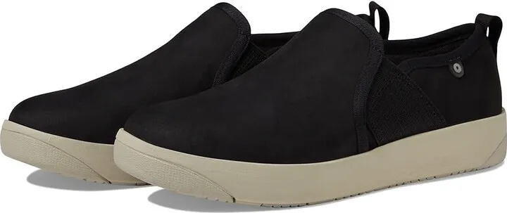 Bogs Kicker Slip-On Elastic Leather (Black Multi) Women's Shoes