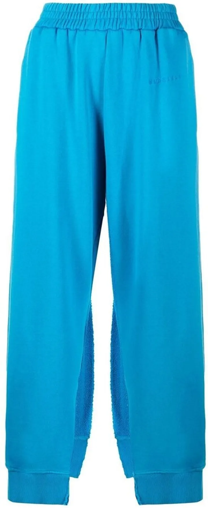 Split-Seam Cropped Track Pants
