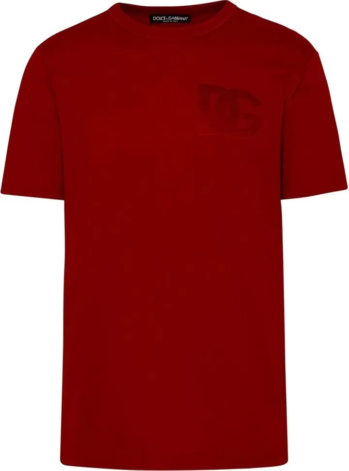 Dolce & Gabbana Logo Embroidered Crewneck T-Shirt