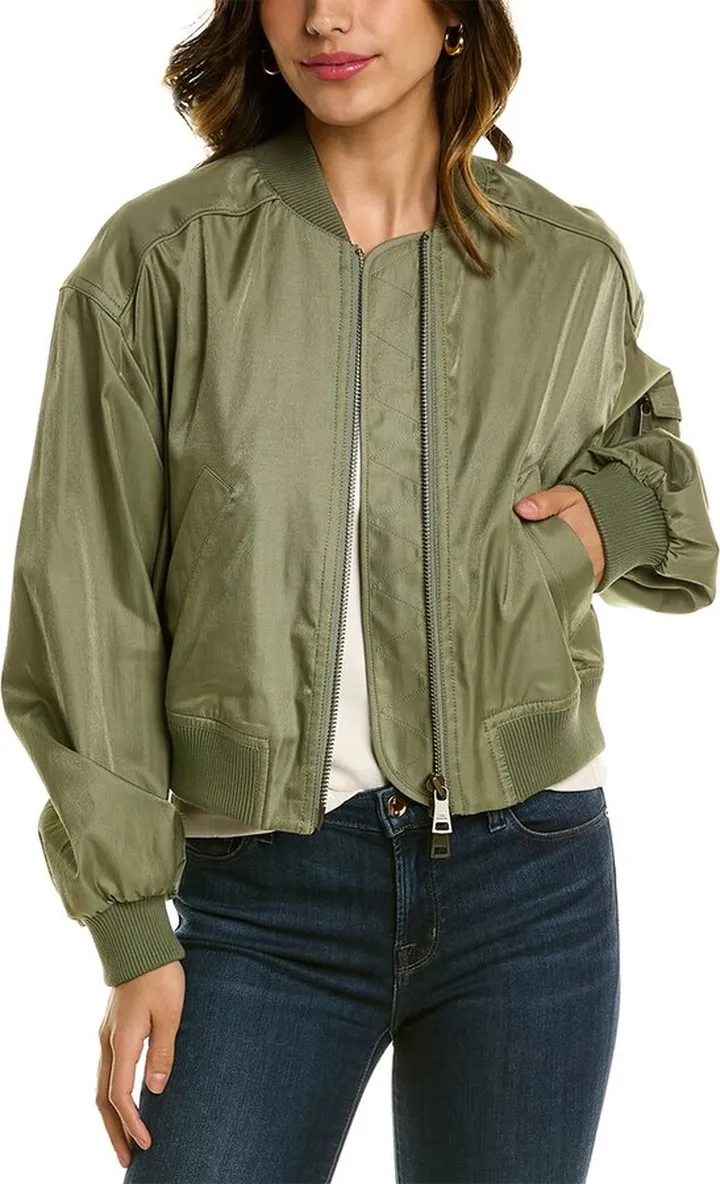Ted Baker Cropped Bomber Jacket