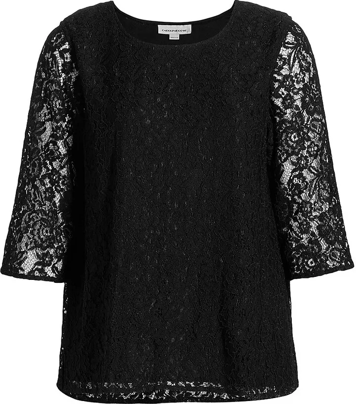 Flora Lace Relaxed-Fit Tunic