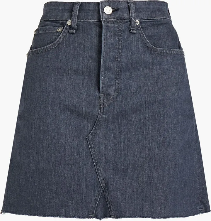 Itty Bitty denim mini skirt