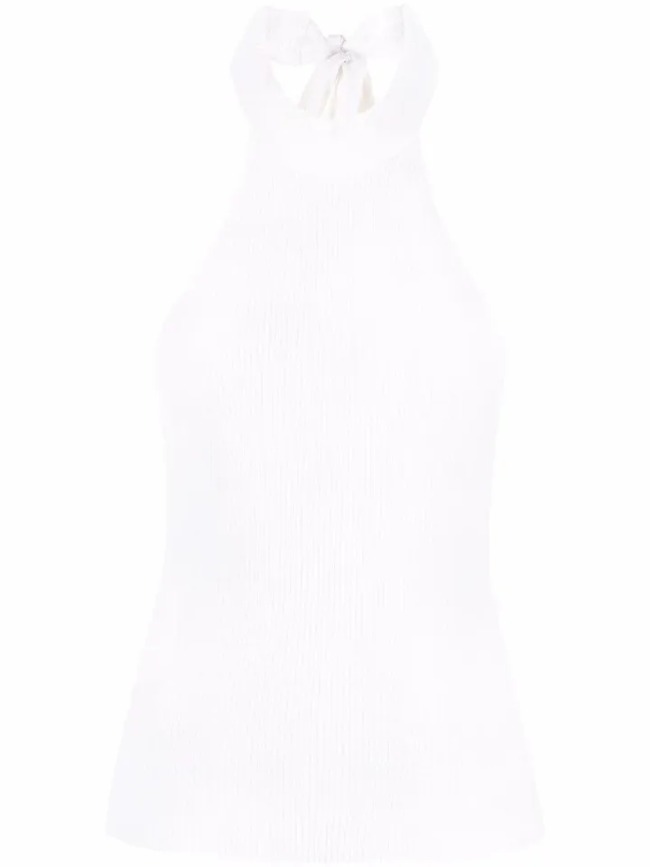 Halterneck Open-Back Top