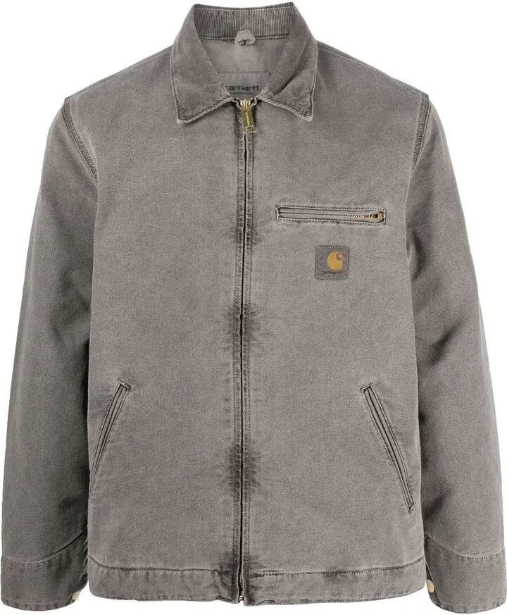 Grey Detroit Organic Cotton Denim Jacket