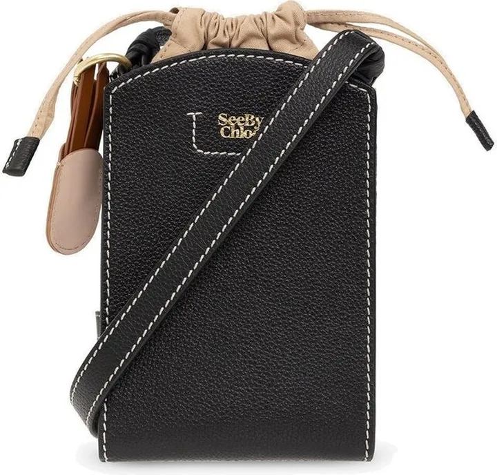 See By Chloé Cecilya Logo Printed Phone Pouch