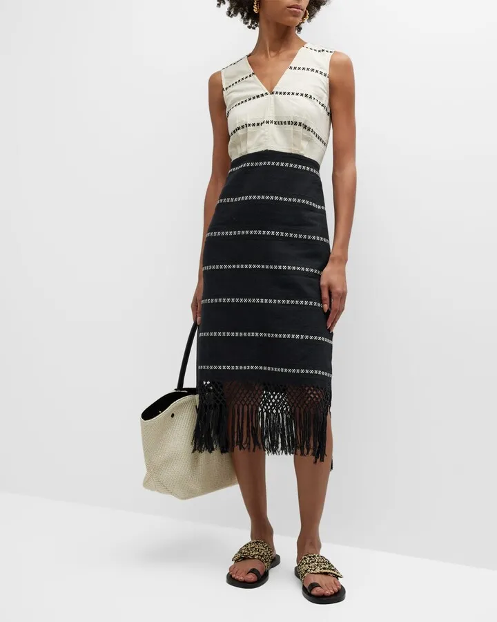Yalitza Sheath Midi Dress