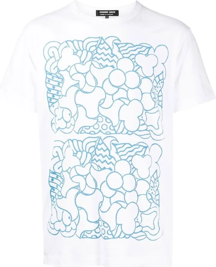 graphic-print cotton T-shirt