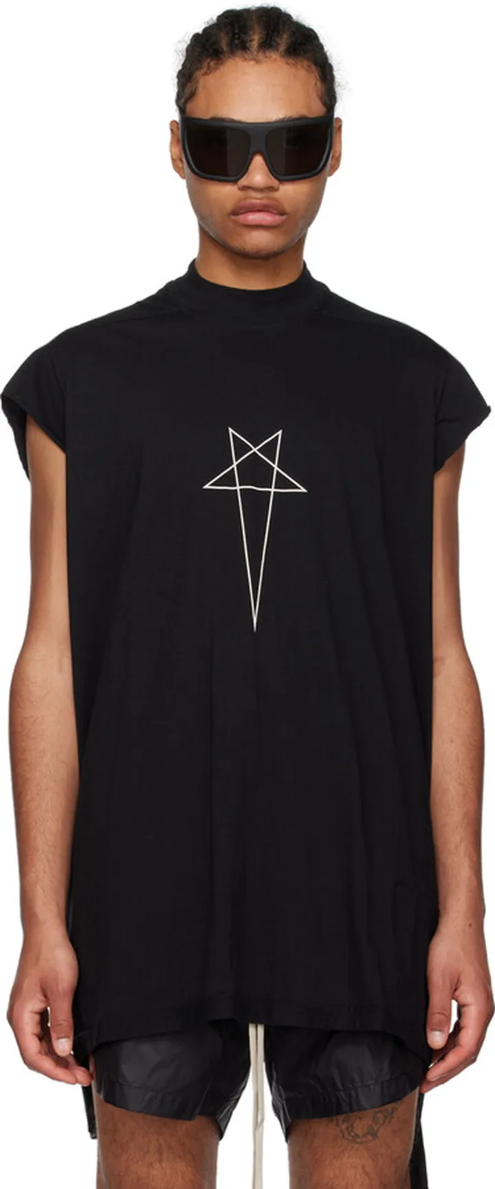 Rick Owens DRKSHDW Black Jumbo SL T-Shirt