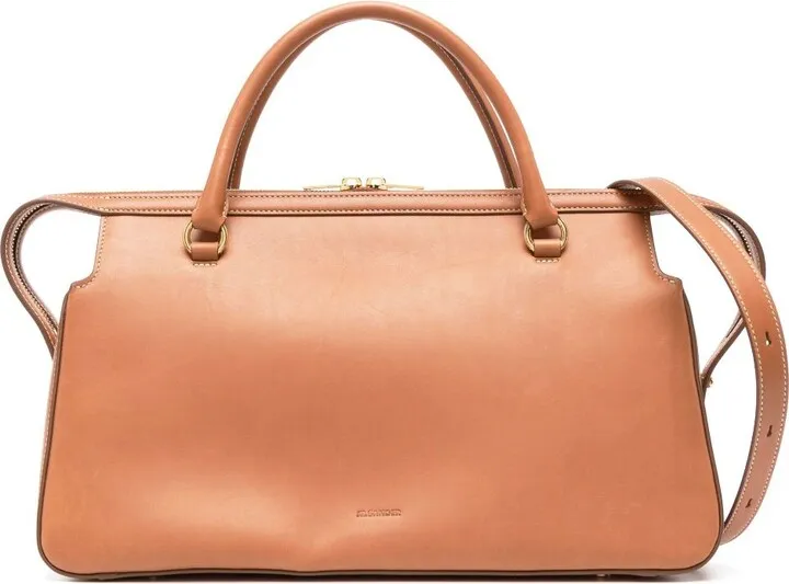 Brown Jil Elephant Leather Tote Bag