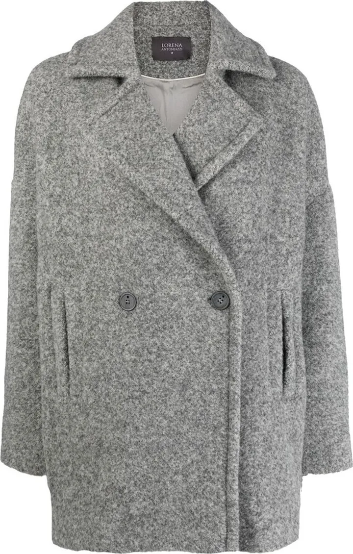 Double-Breasted Wool Coat