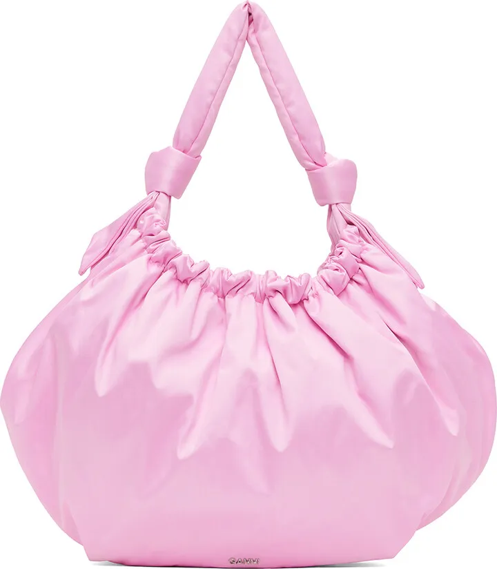 GANNI Pink Large Occasion Bag