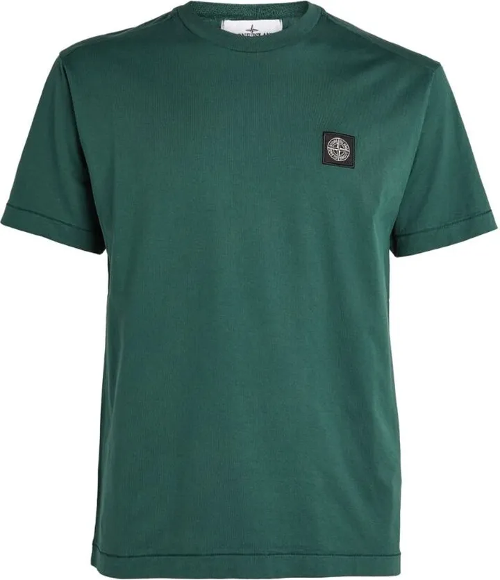 Stone Island Cotton Crew-Neck T-Shirt