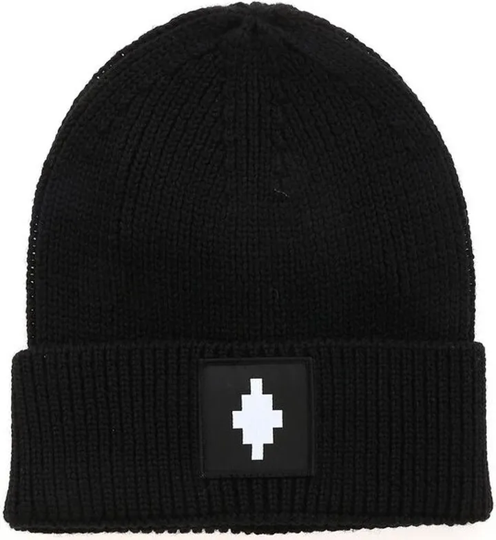 Marcelo Burlon County Of Milan Logo Patch Beanie