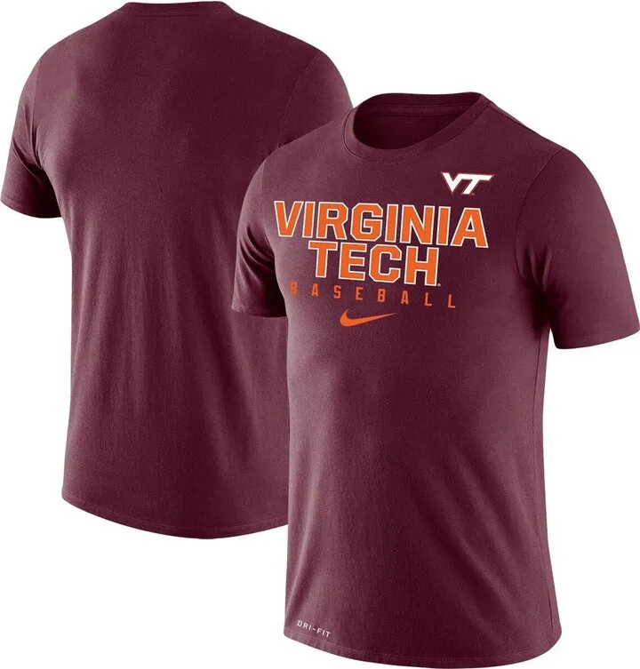 Men's Nike Maroon Virginia Tech Hokies Baseball Legend Performance T-shirt