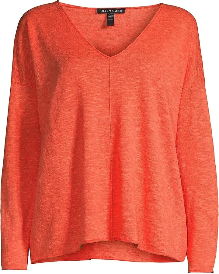 Knit V-Neck Sweater