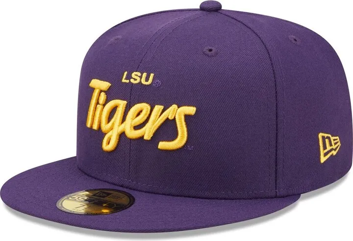 Men's New Era Purple Lsu Tigers Griswold 59FIFTY Fitted Hat