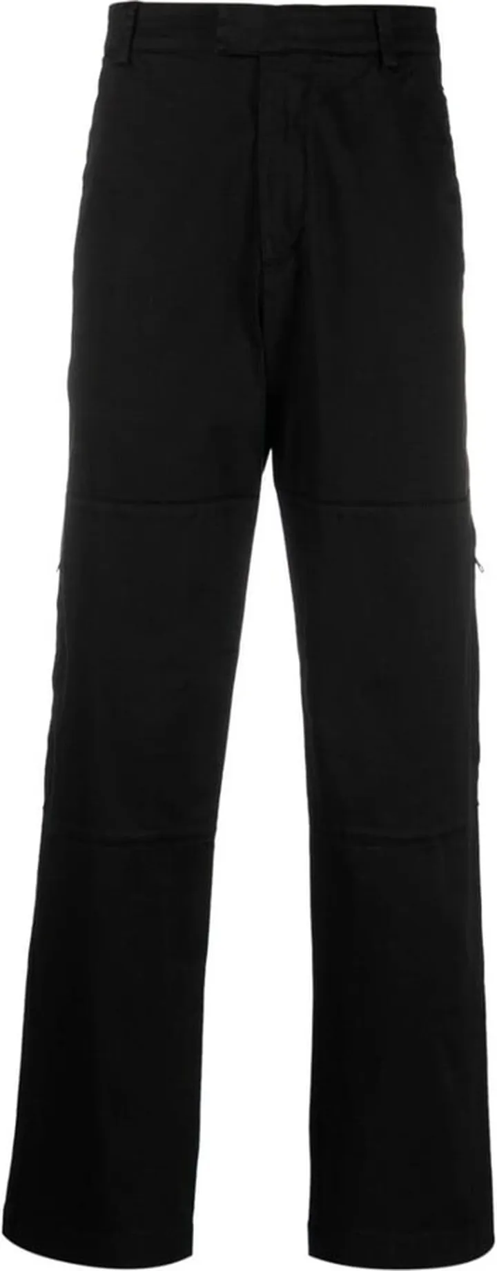 Mid-Rise Straight-Leg Trousers