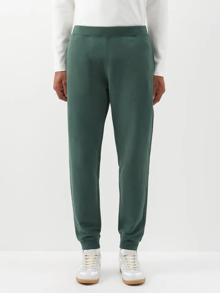 Elasticated-waist Cotton-jersey Track Pants