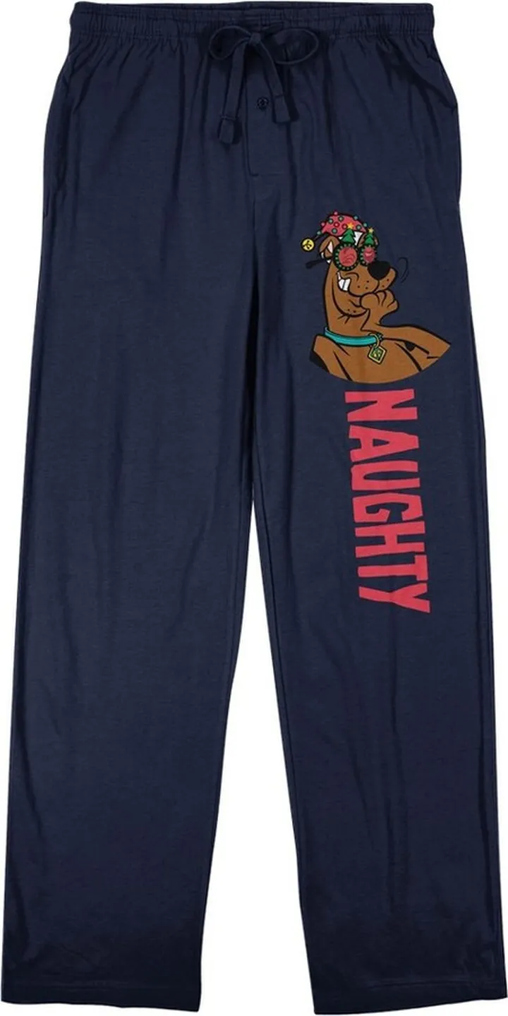 Scooby Doo Naughty Men’s Navy Sleep Pajama Pants-XXL