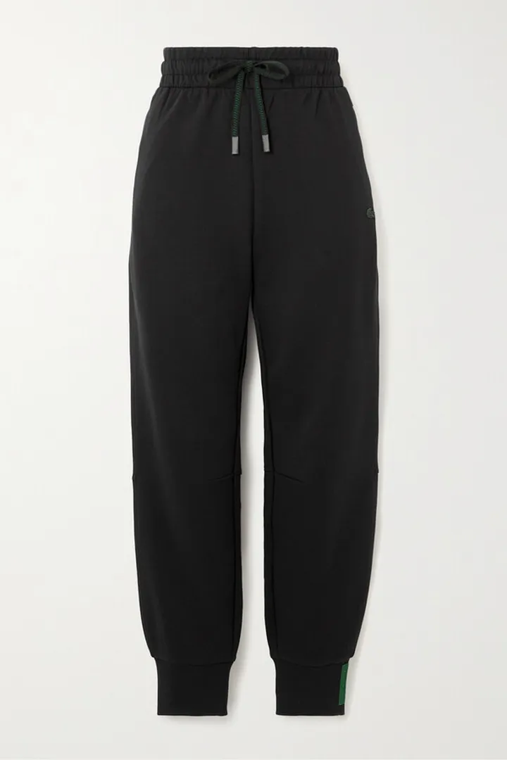 Lacoste - Cotton-blend Jersey Track Pants - Black