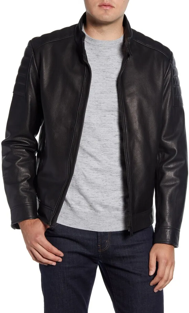 Leather Moto Jacket