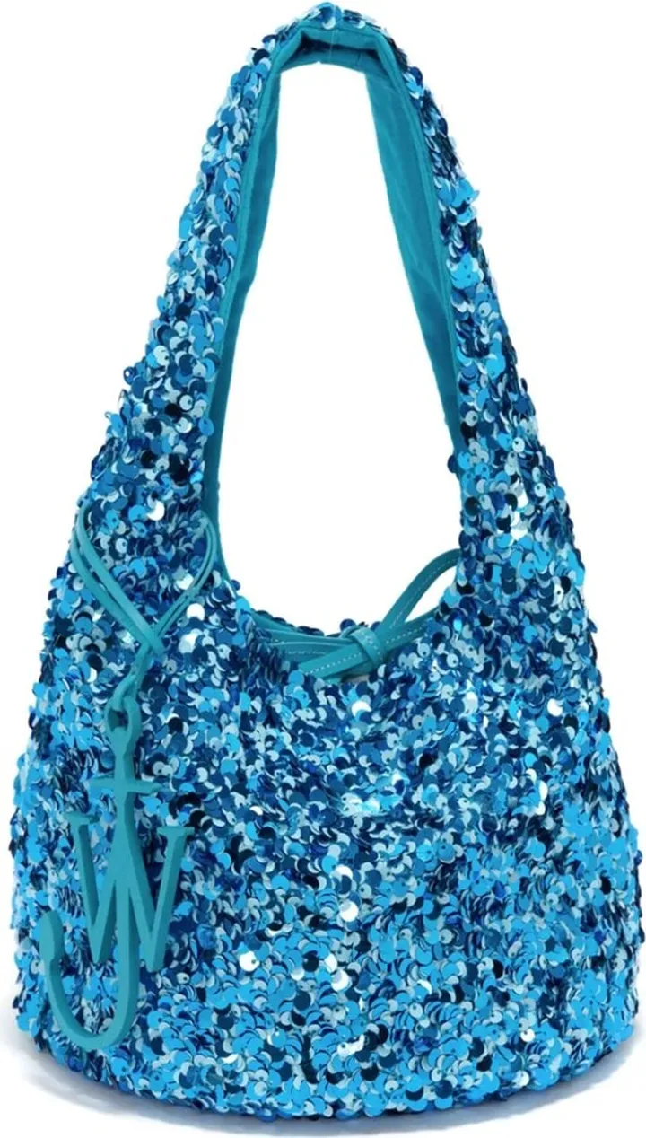Mini Sequin-Embellished Shopper Tote Bag