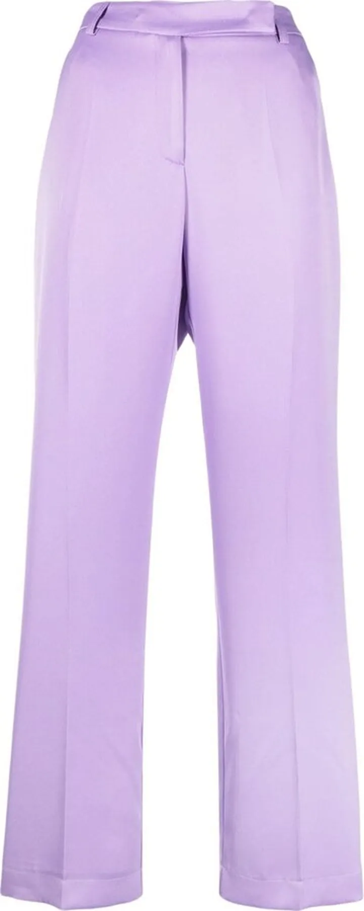 High-Waisted Straight-Leg Trousers