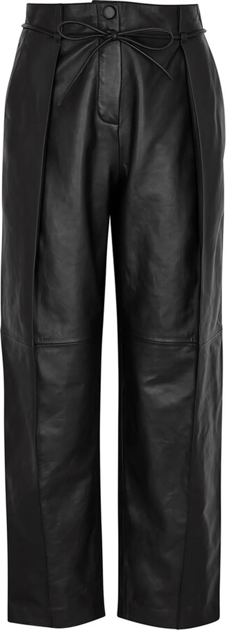 Yves Salomon Straight-leg Leather Trousers