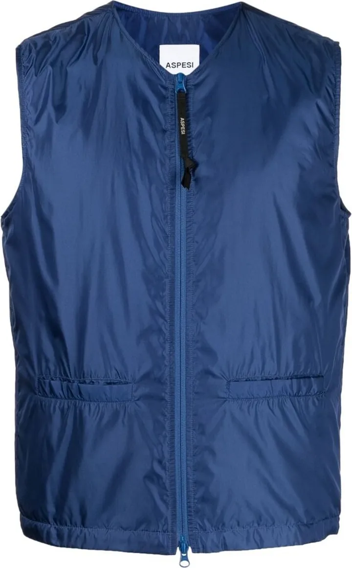 Padded Zip-Up Gilet