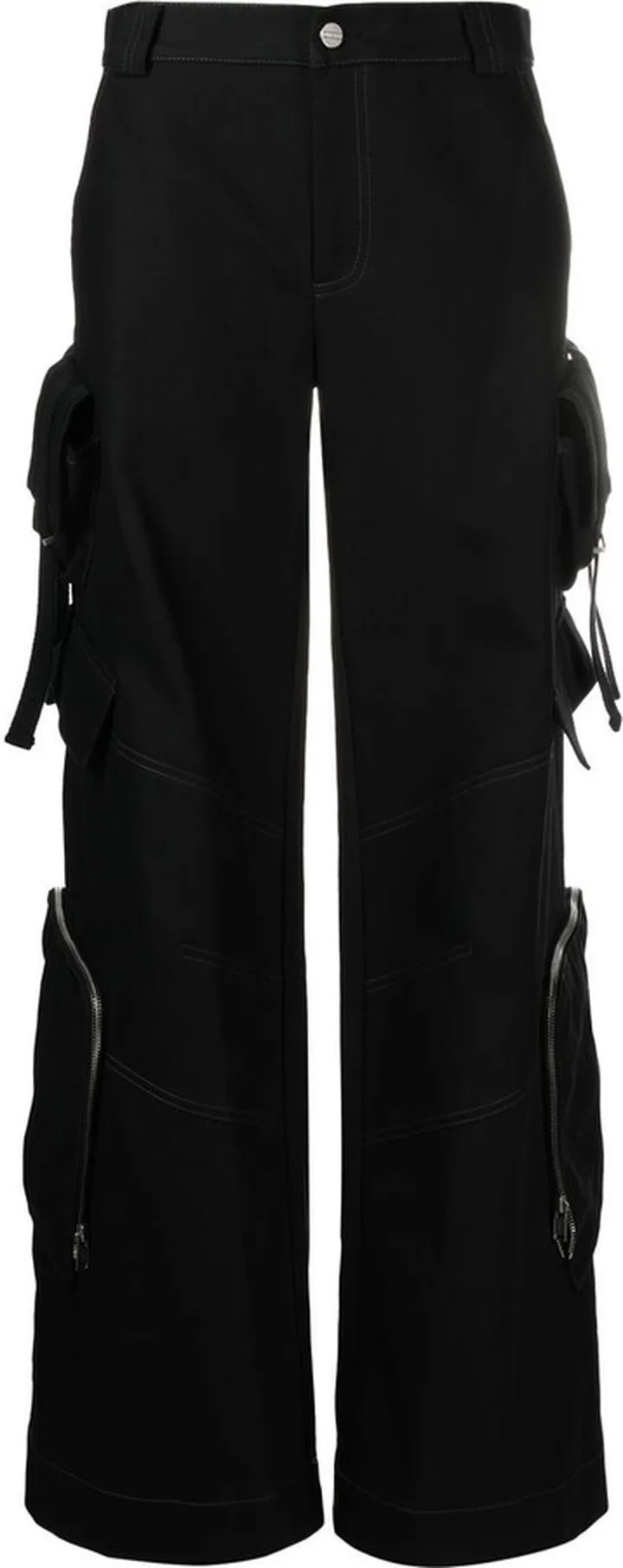 Straight-Leg Cargo Trousers
