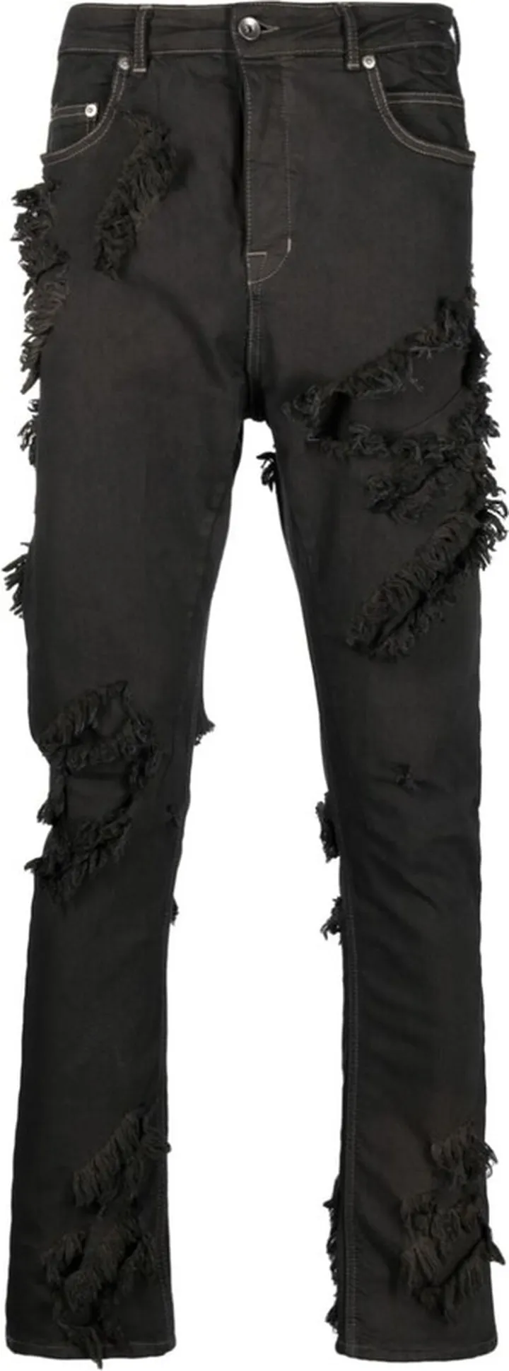 Distressed Skinny-Fit Jeans
