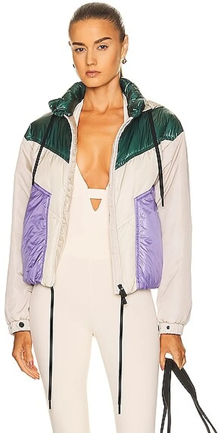 Moncler Grenoble Ledi Bomber Jacket in White