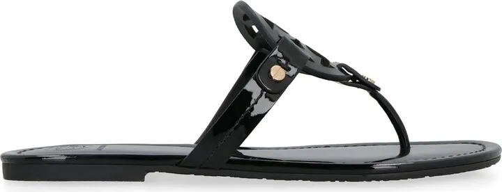 Miller Patent Leather Thong-sandals