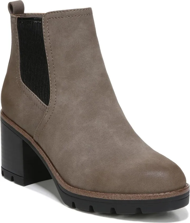 Madalynn Gore Womens Faux Suede Booties Chelsea Boots