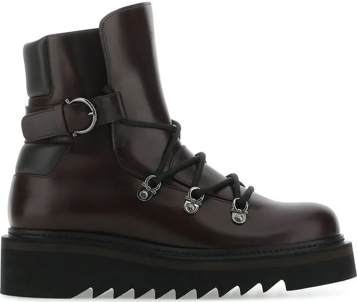 Salvatore Ferragamo Lace-Up Hiking Boots
