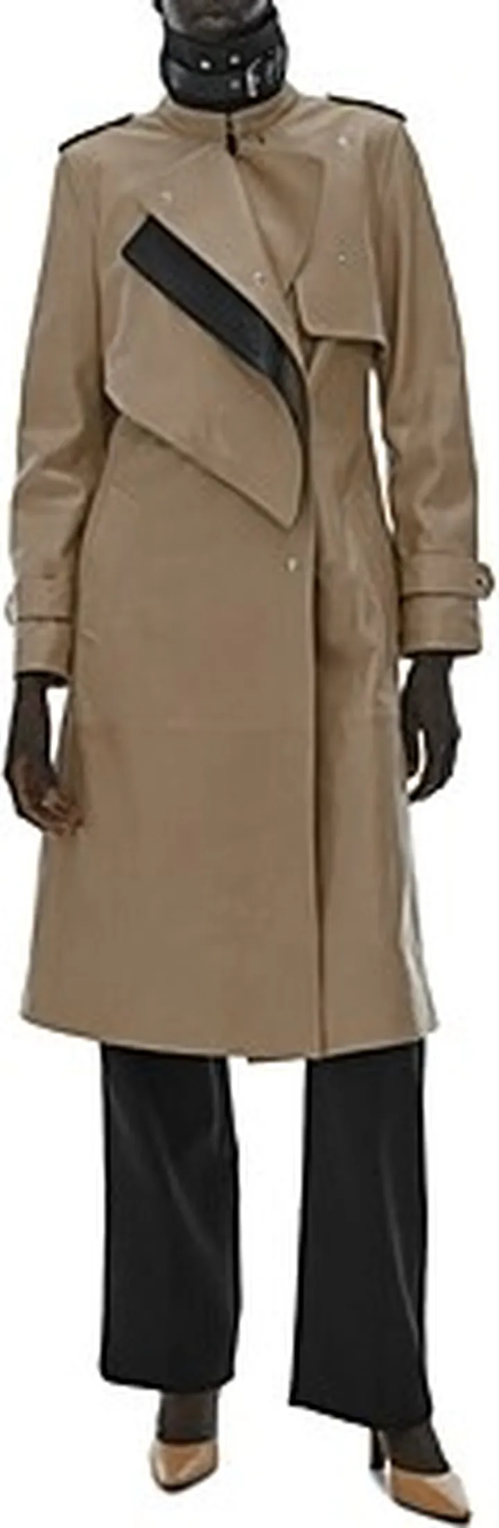 Helmut Lang Leather Trench Coat