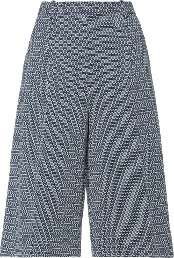 Cropped Pants Slate Blue