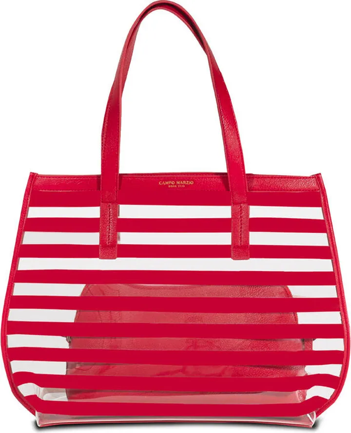 Campo Marzio - Campo Marzio Double Tote Midi - Limited Edition - Cherry Red - Red