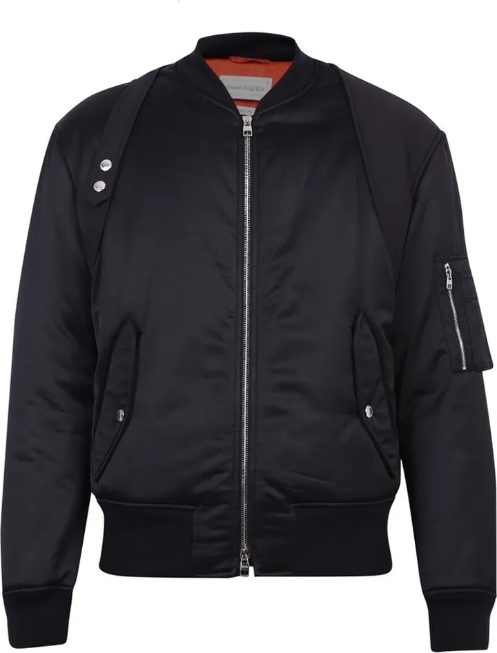 Alexander McQueen Zipped Bomber Jacket