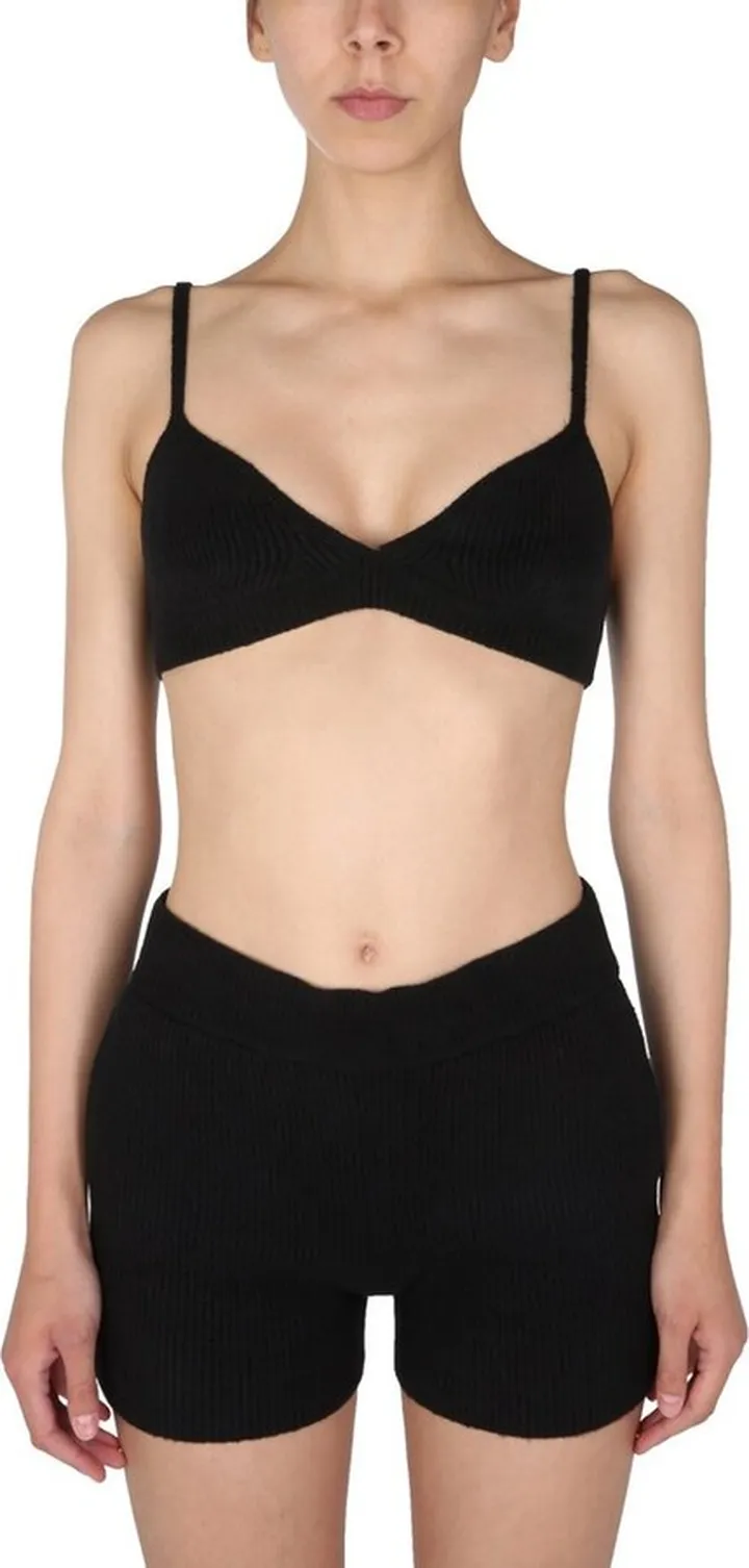 Helmut Lang Cozy Knitted Bra
