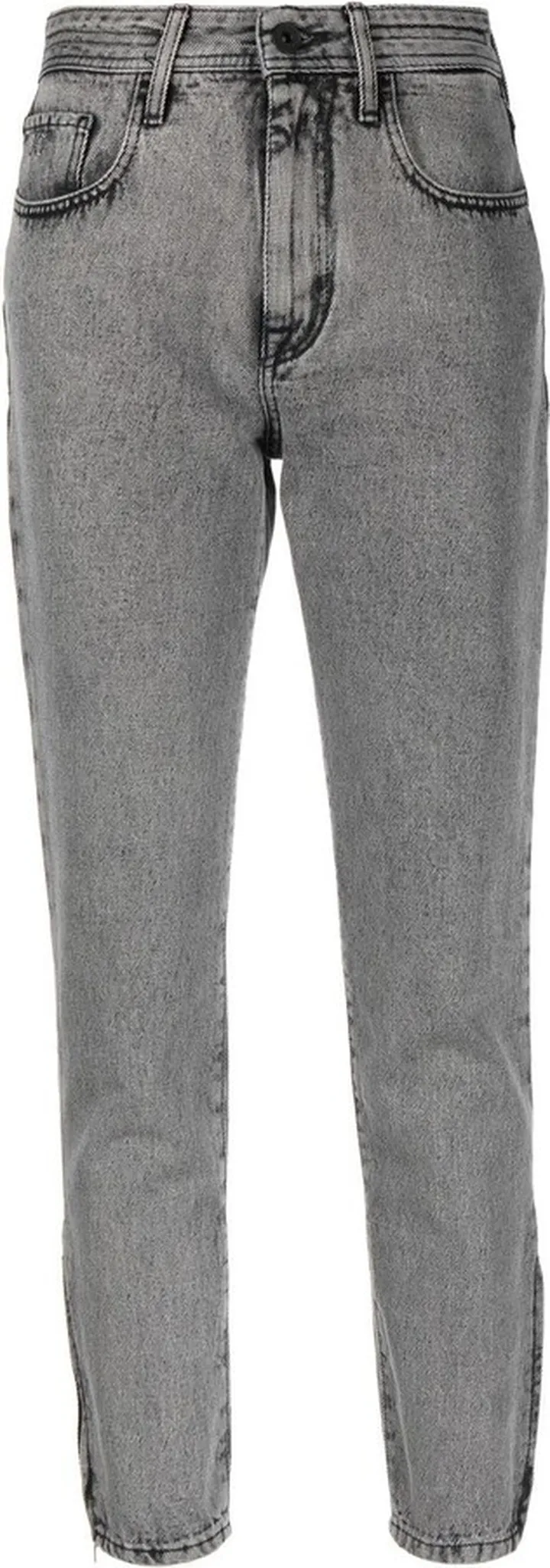 High-Rise Slim-Cut Jeans
