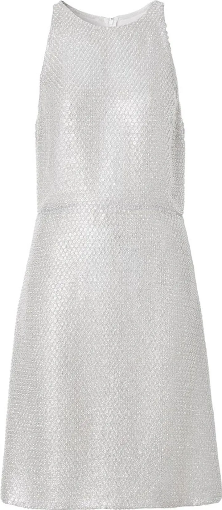 Sequinned Lamé Mini Dress